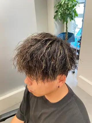 カラー パーマ メンズ 立川メンズパーマ職人 店長/小泉文人のヘアスタイル