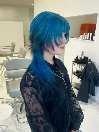 ロング カラー 大長 広菜のヘアスタイル