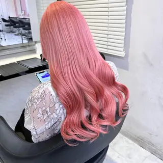 ロング カラー ヘアアレンジ 💕上野美容師☁ ブリーチ💖サワのヘアスタイル