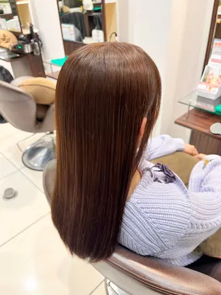 カラー 佐藤 花織のヘアスタイル