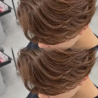 カラー メンズ 🎀淡色ガーリー🧁 透明感♡Nanamiのヘアスタイル