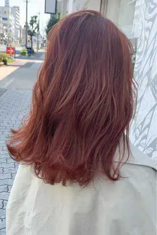 セミロング カラー i'll 未空のヘアスタイル
