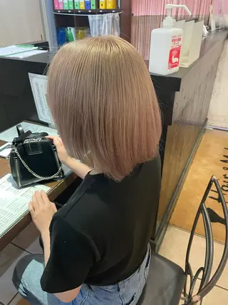ミディアム 髪質改善/ 梅田中崎町/宮里のヘアスタイル