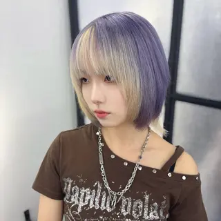 ミディアム カラー Ren. 🦋デザインカラーのヘアスタイル