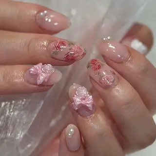 ネイル yume 🎀大人ガーリー🎀のネイルデザイン