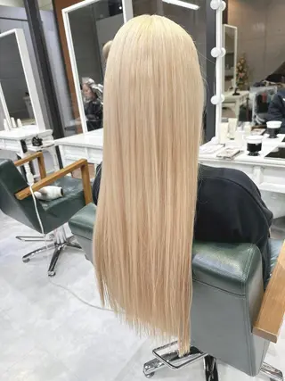 カラー ロング ヘアアレンジ モテ髪透明感❤️ デイズヘアカラーのヘアスタイル