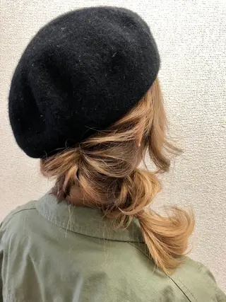 セミロング ヘアアレンジ ✨ケア×デザイン🎨 杉本賢人のヘアスタイル