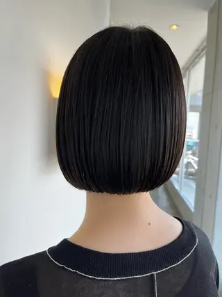 ミディアム おせ ちさとのヘアスタイル