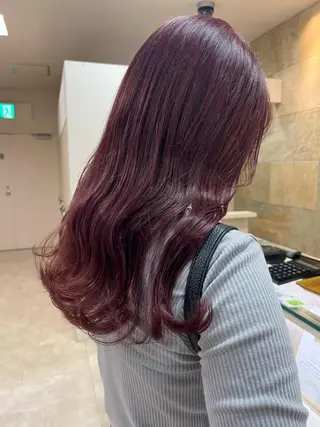 ミディアム カラー 暖色/ブリーチカラー 🎀 M i k uのヘアスタイル