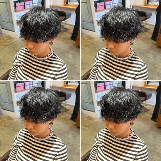ショート パーマ メンズパーマ特化 望月謙二郎のヘアスタイル