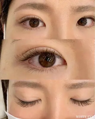 マツエク・マツパ WHITE EYE 🤍Mayukaのマツエク・マツパデザイン