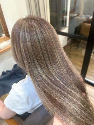 ロング ほんだ りおんのヘアスタイル