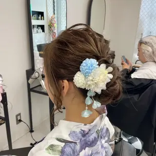 セミロング カラー パーマ ヘアアレンジ メンズ キッズ ネイル マツエク・マツパ アイブロウ mona/ ストレートスタイル✨のヘアスタイル