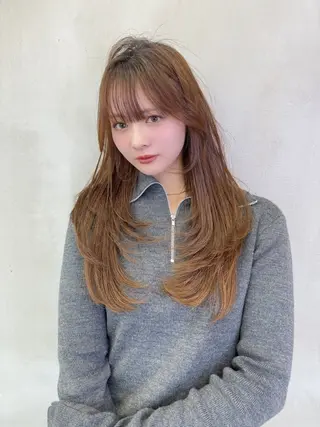 セミロング 💎韓国レイヤー/ 髪質改善💎武村侑哉のヘアスタイル