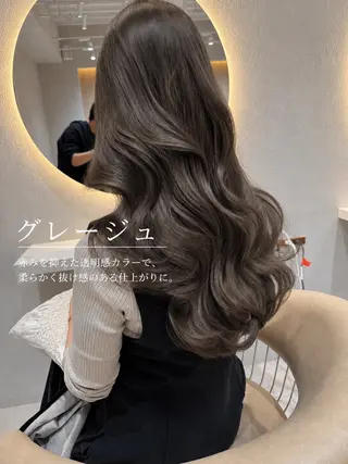 ロング 透明感/艶髪/ 松葉晃明のヘアスタイル