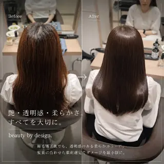 ミディアム カラー 【垢抜けカラー/ 縮毛矯正】Taikiのヘアスタイル