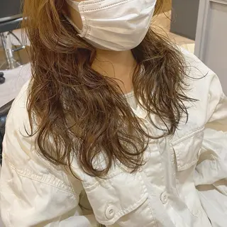 ロング パーマ 美髪/透明感カラー reikoのヘアスタイル