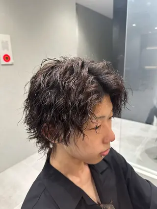 ショート メンズ ⭐️ツイスパ⭐️ 菊池　拓也のヘアスタイル