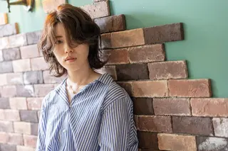 ミディアム ✨質感調整✨ ヤマシタマリエのヘアスタイル