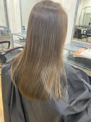 ロング カラー ヘアアレンジ 夜23時まで予約🉑 reverieあきらのヘアスタイル