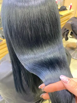 ロング カラー ヘアアレンジ TSUNA 🌙 Lim 五反田のマツエク・マツパデザイン