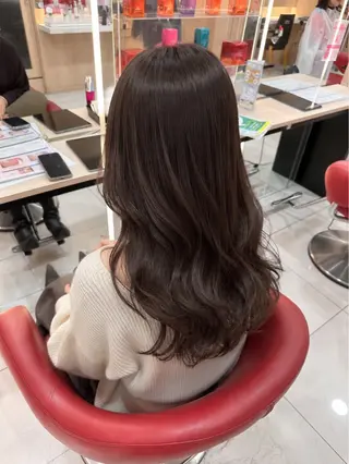 ロング カラー 【モデル様募集🖤】 MIKI//伊勢原のヘアスタイル