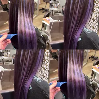 ロング カラー 髪質改善・縮毛矯正 特化・ユウシンのヘアスタイル