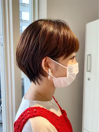 ショート カラー ハイトーン×似合わせ 🌱中川慎之介のヘアスタイル