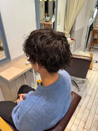 パーマ メンズ 伊藤 歩のヘアスタイル