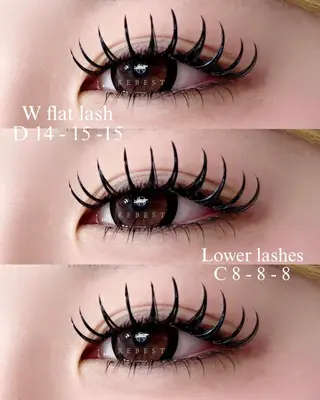 マツエク・マツパ 🩵REBEST京橋 eye＆nailのマツエク・マツパデザイン