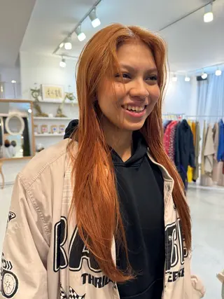 ロング ta k k e yuのヘアスタイル