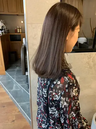 セミロング 開發 智也のヘアスタイル
