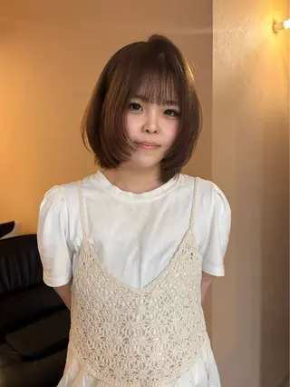 ショート 韓国レイヤー‧⁺ ⊹ YOKE reinaのヘアスタイル