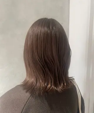 ミディアム カラー 加藤 未夢のヘアスタイル