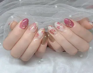 ネイル 🎀PG🩵 ネイルサロンのネイルデザイン