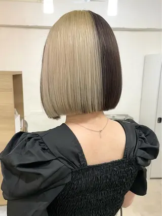 ショート カラー 髪質改善 縮毛矯正/ レイヤー/銀座/本木のヘアスタイル