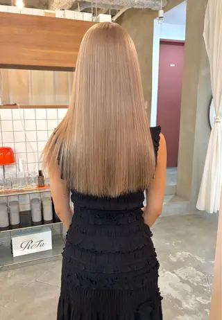 セミロング カラー 林 蓮/レイヤー /透明感カラーのヘアスタイル