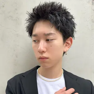 ショート パーマ メンズ 高橋大和/ メンズ特化美容師のヘアスタイル