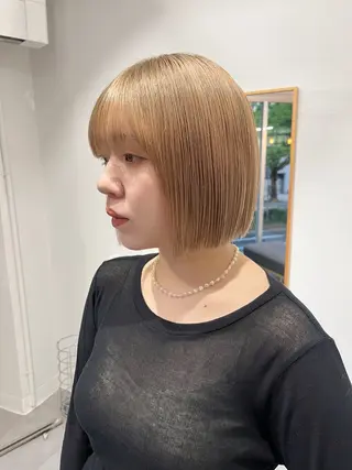 ミディアム カラー 渡邊 ひかるのヘアスタイル