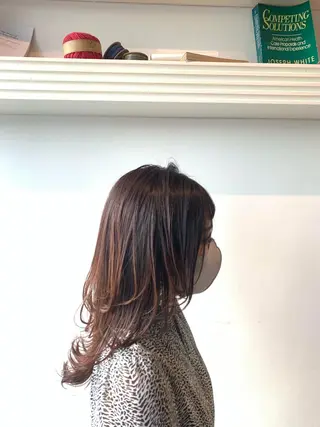 セミロング 大宮/山口 竣也のヘアスタイル