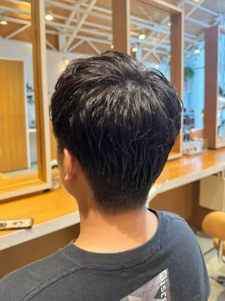 メンズ 波津久 鈴愛のヘアスタイル