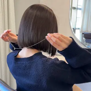 ミディアム カラー オリーブ/グレージュ Hibiki🌿💡のヘアスタイル