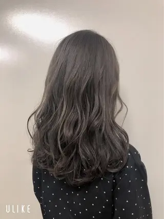 ロング カラー パーマ ＡＩMEN 早稲田店のヘアスタイル