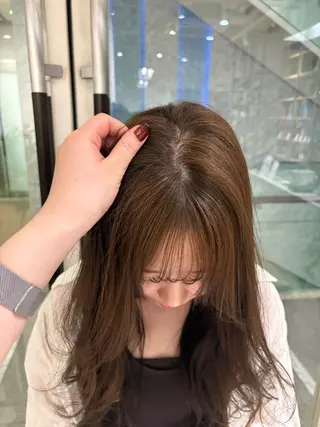 ロング カラー SHEAaoyama イソダハルカのヘアスタイル