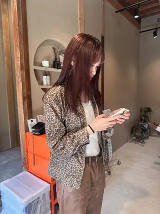 カラー 大迫 江梨のヘアスタイル