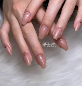 ミディアム ネイル BELLUNA Mizuki❤︎のネイルデザイン