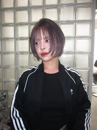 ミディアム カラー ヘアアレンジ 天神大名/カラー特化 レイヤー/トレンドのヘアスタイル