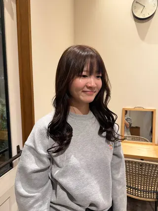 ロング カラー 🤍江坂 ハヤシアヤナ🤍のヘアスタイル