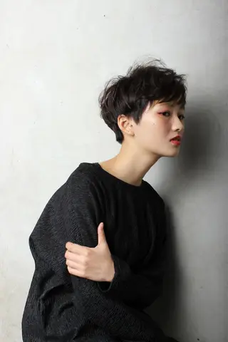 ショート ＆-HAIR佐藤 ゆいモデル募集中のヘアスタイル