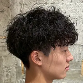 パーマ メンズ ⚡️束感セット⚡️ 🌊あおい🌊のヘアスタイル